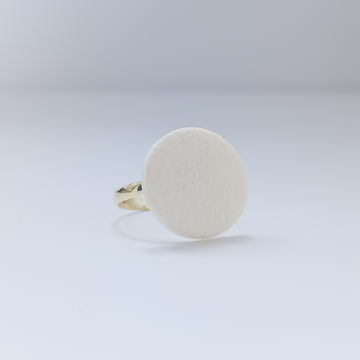 Ring - Beige & Gold