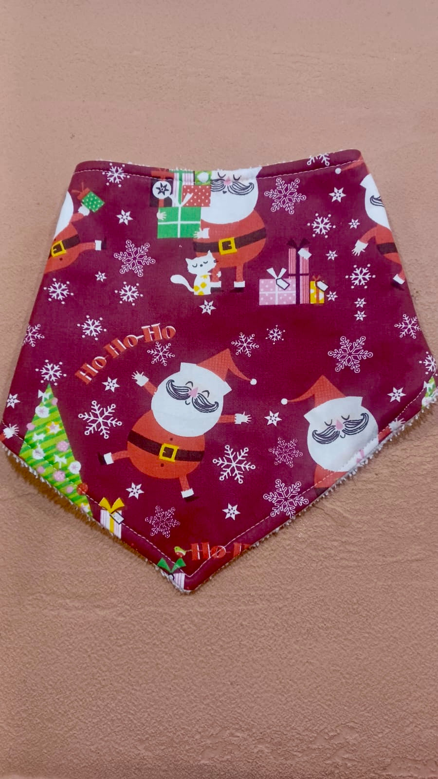 Kerst slabbetje Santa