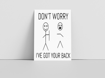 Don't Worry Card