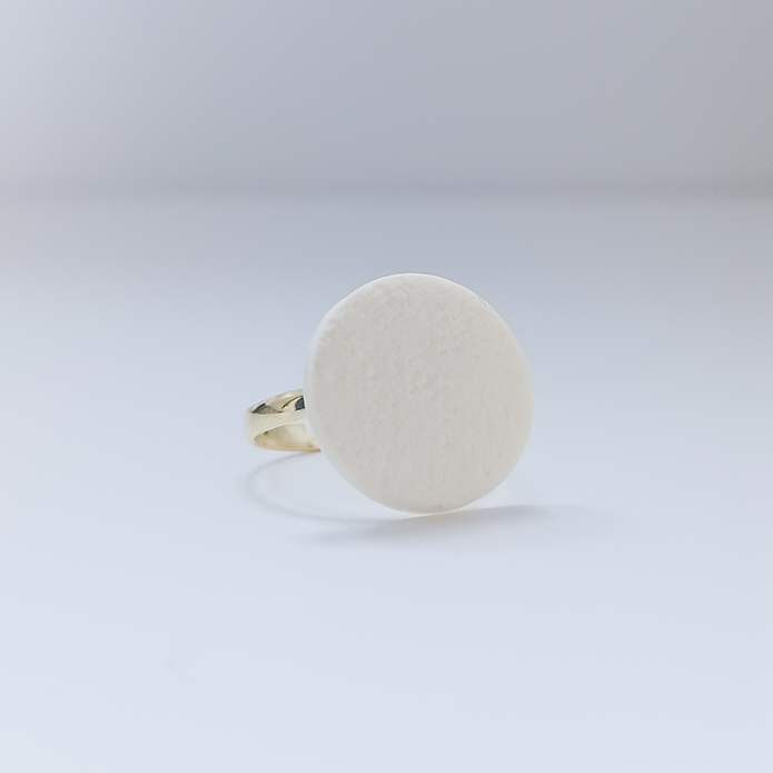 Ring - Beige & Gold