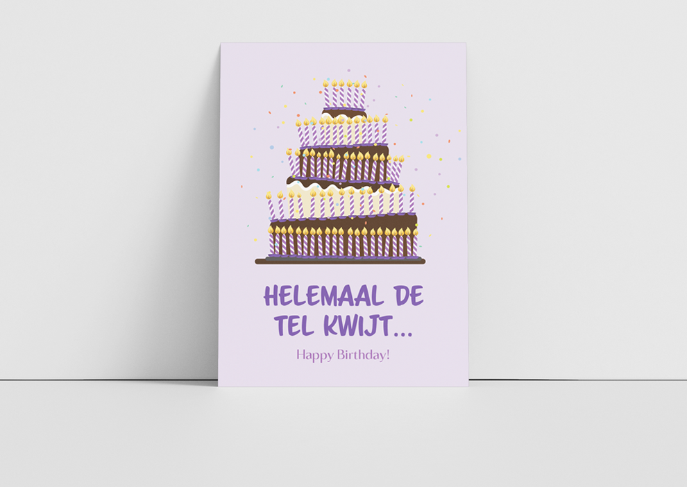 HELEMAAL DE TEL KWIJT!