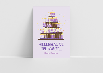 HELEMAAL DE TEL KWIJT!